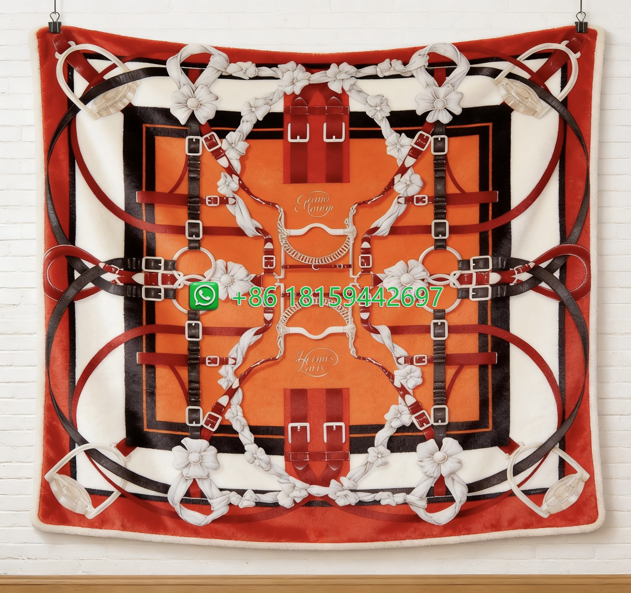 Hermes Throw Blankets